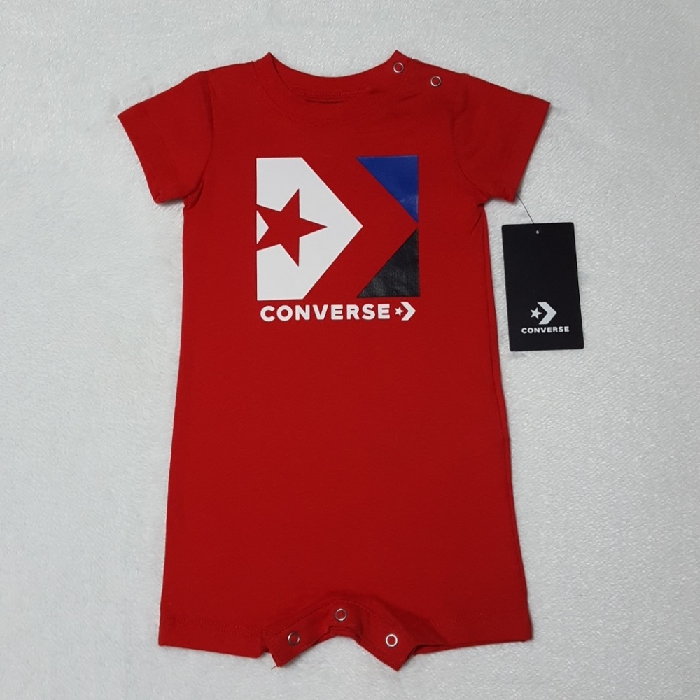 NEW Converse infant boys' t-shirt romper